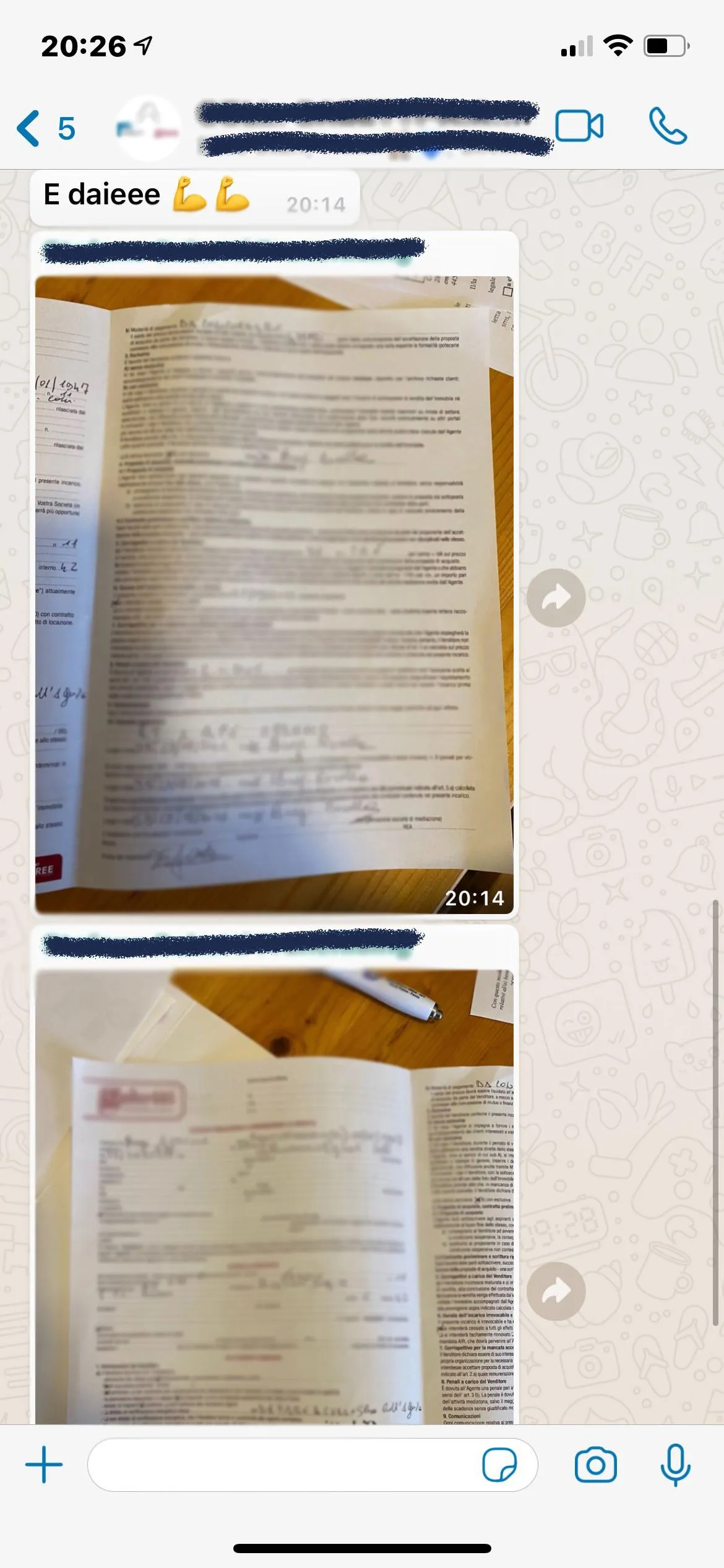 Messaggio di un cliente, 3